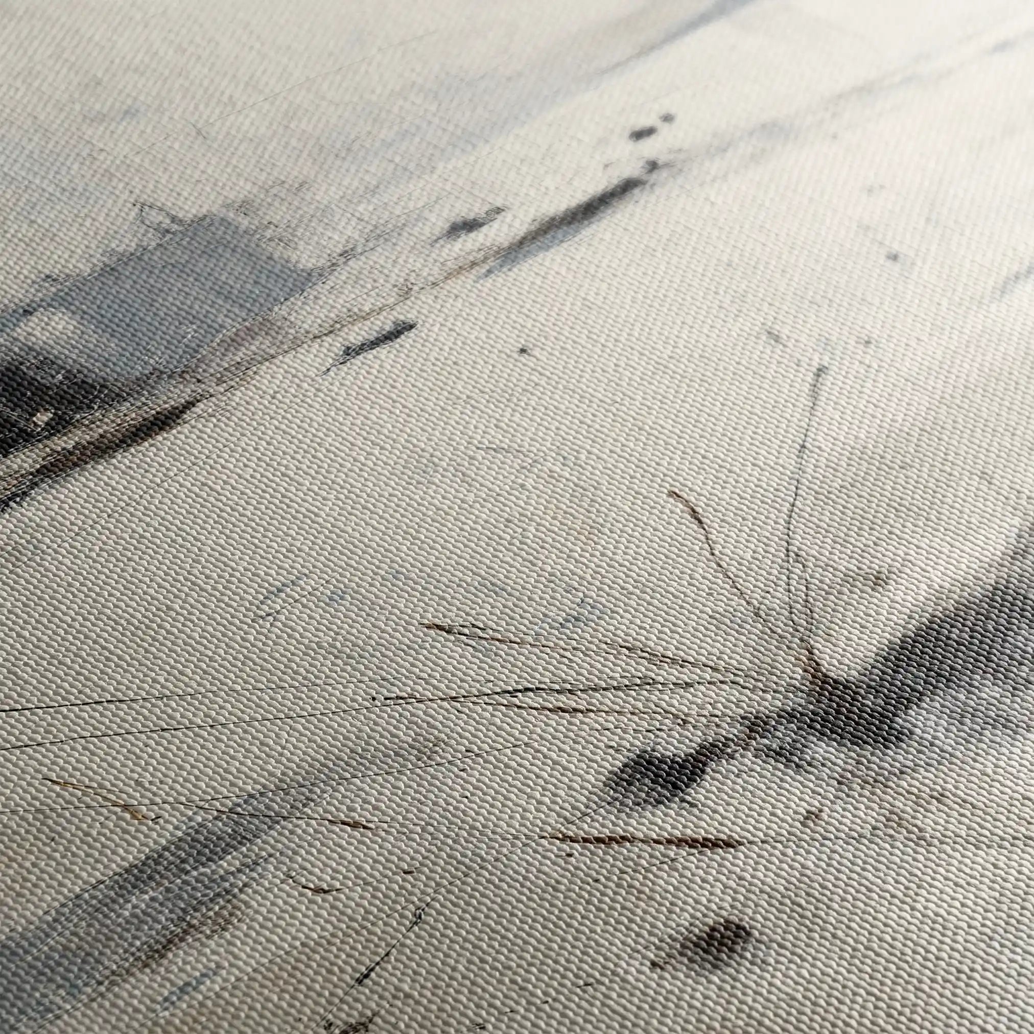 Abstract 1128 Canvas Art 60 x 60 cm / Black