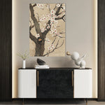 Floral 1128 Canvas Art 60 x 40 cm / Black