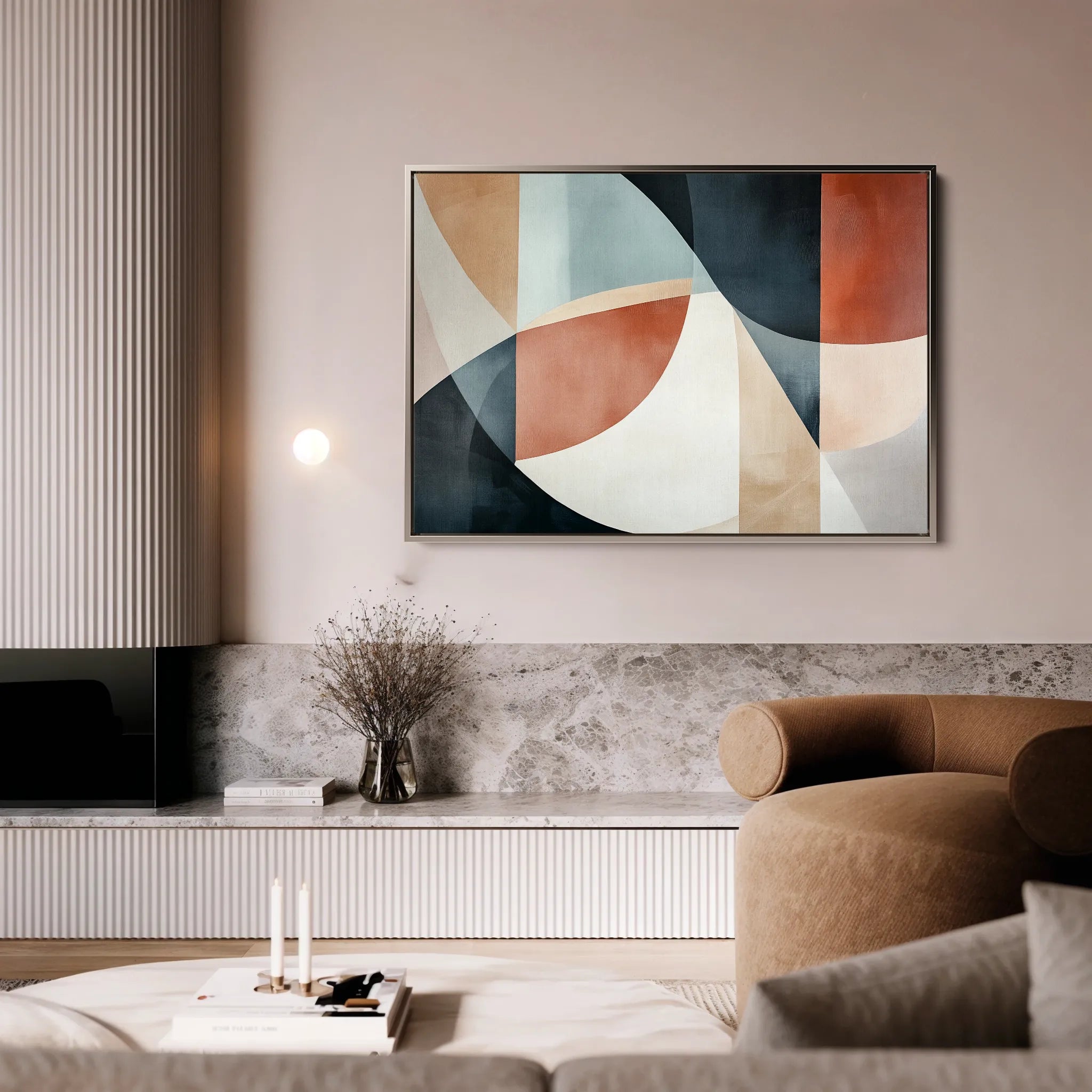 Boho 113 Canvas Art 60 x 40 cm / Black