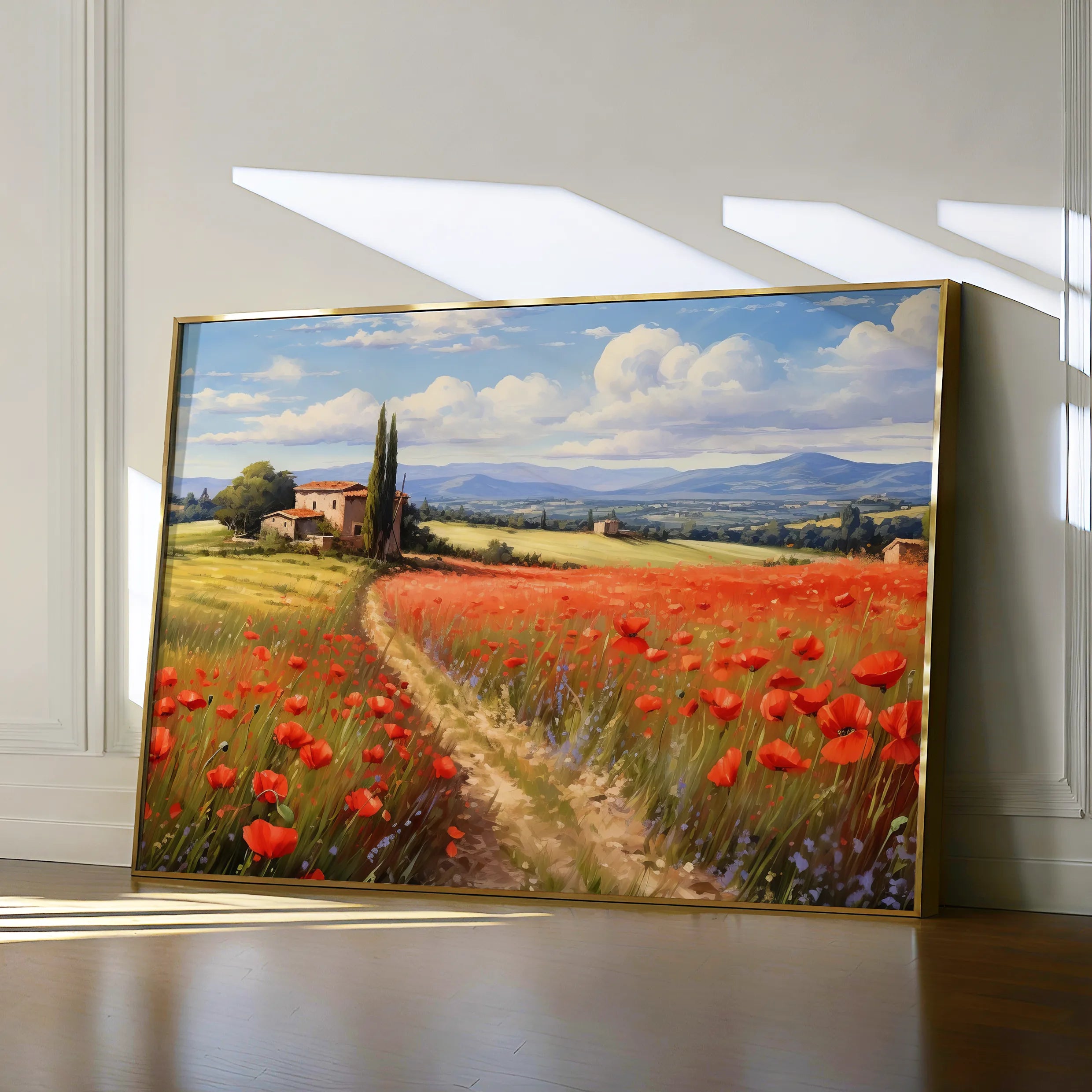 Landscape 113 Canvas Art 60 x 40 cm / Black