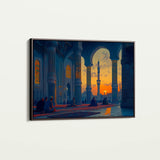 Orientalist 113 Canvas Art 60 x 40 cm / Black