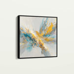 Abstract 1130 Canvas Art 60 x 60 cm / Black