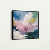 Abstract 1131 Canvas Art 60 x 60 cm / Black