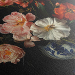 Floral 1131 Canvas Art 60 x 40 cm / Black