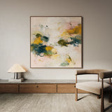 Abstract 1132 Canvas Art 60 x 60 cm / Black