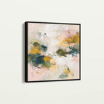 Abstract 1132 Canvas Art 60 x 60 cm / Black