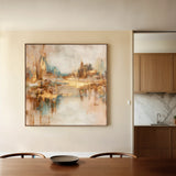 Abstract 1133 Canvas Art 60 x 60 cm / Black
