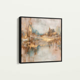 Abstract 1133 Canvas Art 60 x 60 cm / Black