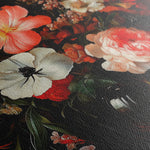 Floral 1133 Canvas Art 60 x 40 cm / Black