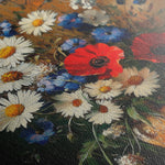 Floral 1135 Canvas Art 60 x 40 cm / Black