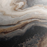 Abstract 1136 Canvas Art 60 x 60 cm / Black