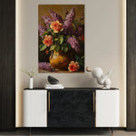 Floral 1139 Canvas Art 60 x 40 cm / Black