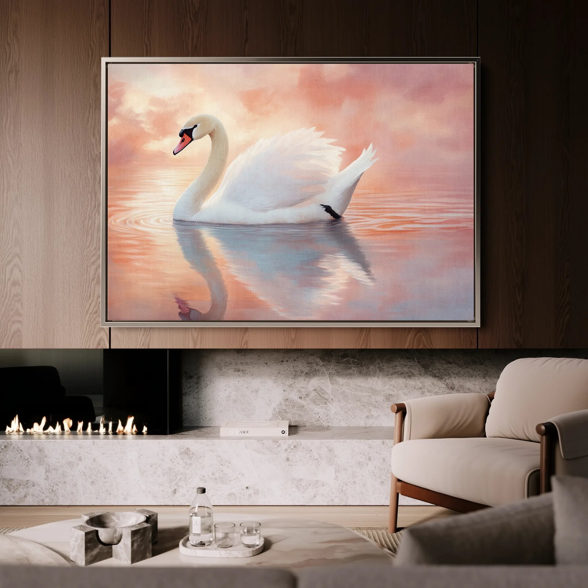 Animals 114 Canvas Art 60 x 40 cm / Black