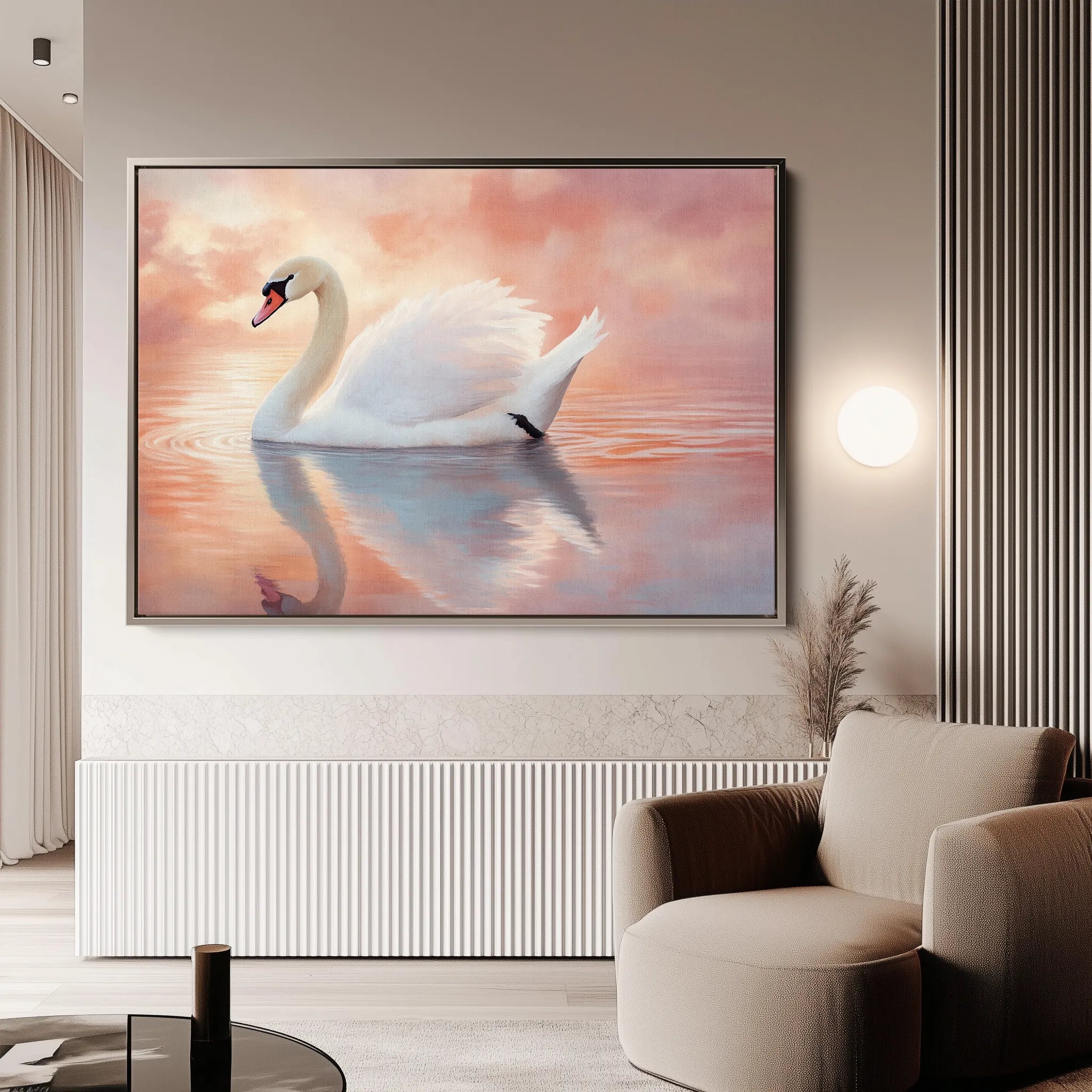 Animals 114 Canvas Art 60 x 40 cm / Black