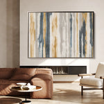 Abstract 114 Canvas Art 60 x 40 cm / Black