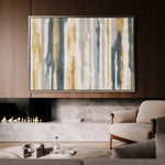 Abstract 114 Canvas Art 60 x 40 cm / Black