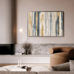 Abstract 114 Canvas Art 60 x 40 cm / Black