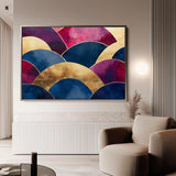 Boho 114 Canvas Art 60 x 40 cm / Black