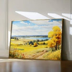 Landscape 114 Canvas Art 60 x 40 cm / Black
