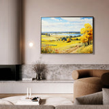Landscape 114 Canvas Art 60 x 40 cm / Black