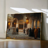 Orientalist 114 Canvas Art 60 x 40 cm / Black