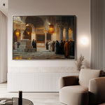 Orientalist 114 Canvas Art 60 x 40 cm / Black