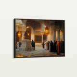 Orientalist 114 Canvas Art 60 x 40 cm / Black