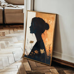 Portrait 114 Canvas Art 60 x 40 cm / Black