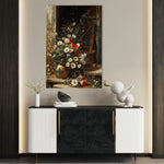 Floral 1140 Canvas Art 60 x 40 cm / Black