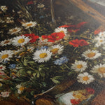 Floral 1140 Canvas Art 60 x 40 cm / Black