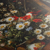 Floral 1140 Canvas Art 60 x 40 cm / Black