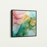 Abstract 1141 Canvas Art 60 x 60 cm / Black