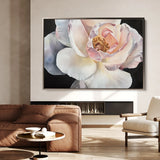 Floral 1144 Canvas Art 60 x 40 cm / Black