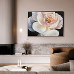 Floral 1144 Canvas Art 60 x 40 cm / Black