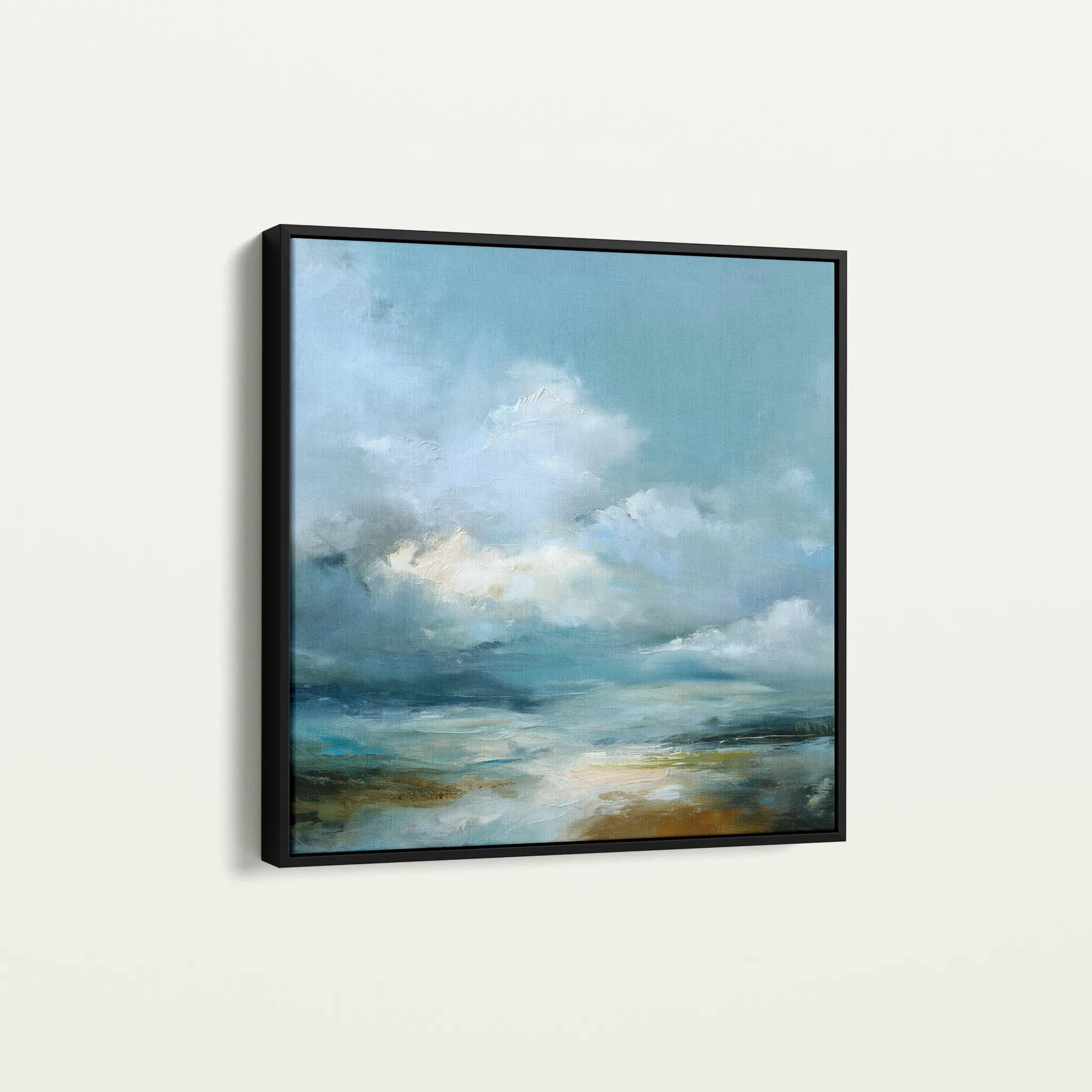 Abstract 1145 Canvas Art 60 x 60 cm / Black