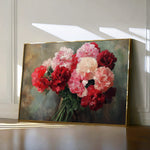 Floral 1145 Canvas Art 60 x 40 cm / Black
