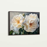 Floral 1147 Canvas Art 60 x 40 cm / Black