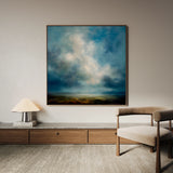 Abstract 1148 Canvas Art 60 x 60 cm / Black