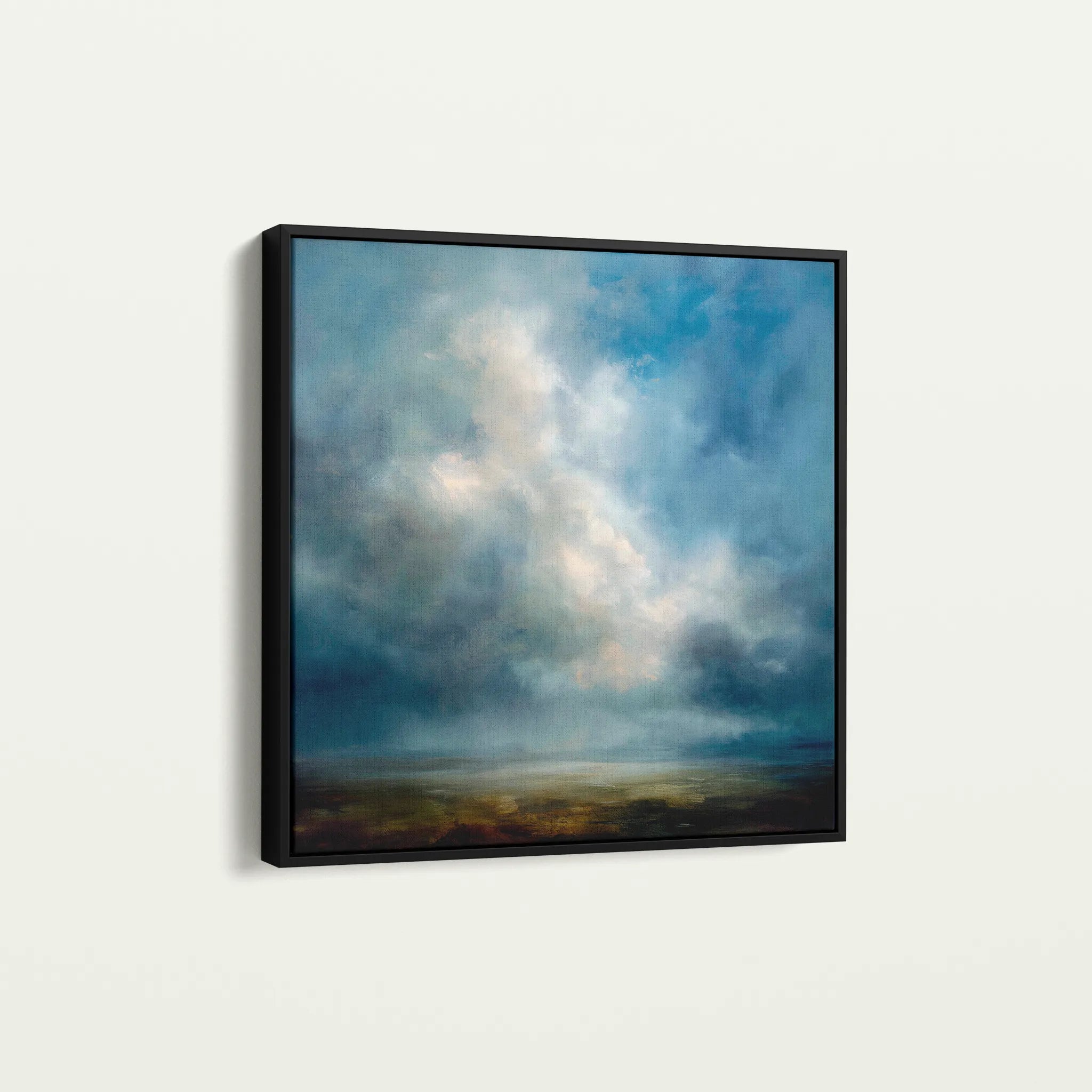Abstract 1148 Canvas Art 60 x 60 cm / Black