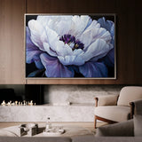 Floral 1148 Canvas Art 60 x 40 cm / Black