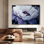 Floral 1148 Canvas Art 60 x 40 cm / Black