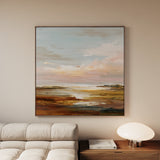 Abstract 1149 Canvas Art 60 x 60 cm / Black