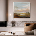 Abstract 1149 Canvas Art 60 x 60 cm / Black