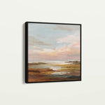 Abstract 1149 Canvas Art 60 x 60 cm / Black