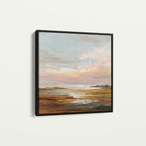 Abstract 1149 Canvas Art 60 x 60 cm / Black