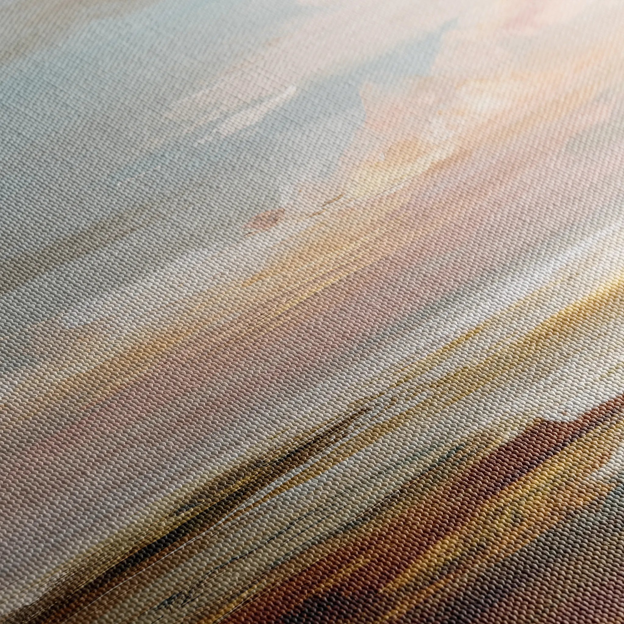 Abstract 1149 Canvas Art 60 x 60 cm / Black