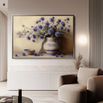Floral 1149 Canvas Art 60 x 40 cm / Black