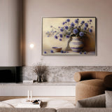 Floral 1149 Canvas Art 60 x 40 cm / Black