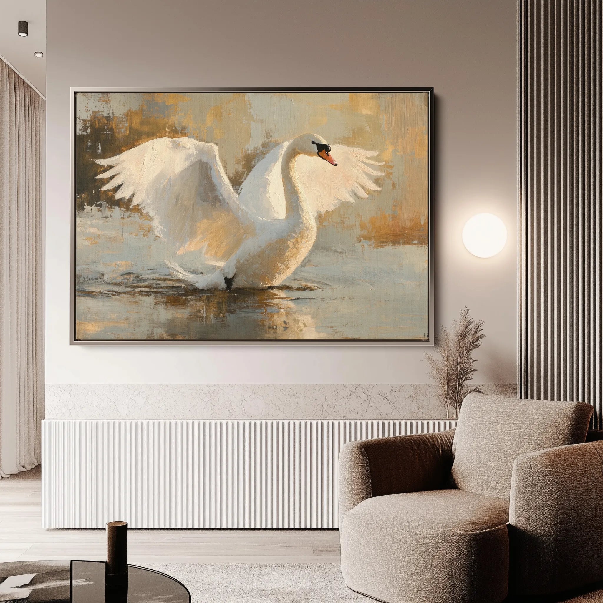 Animals 115 Canvas Art 60 x 40 cm / Black
