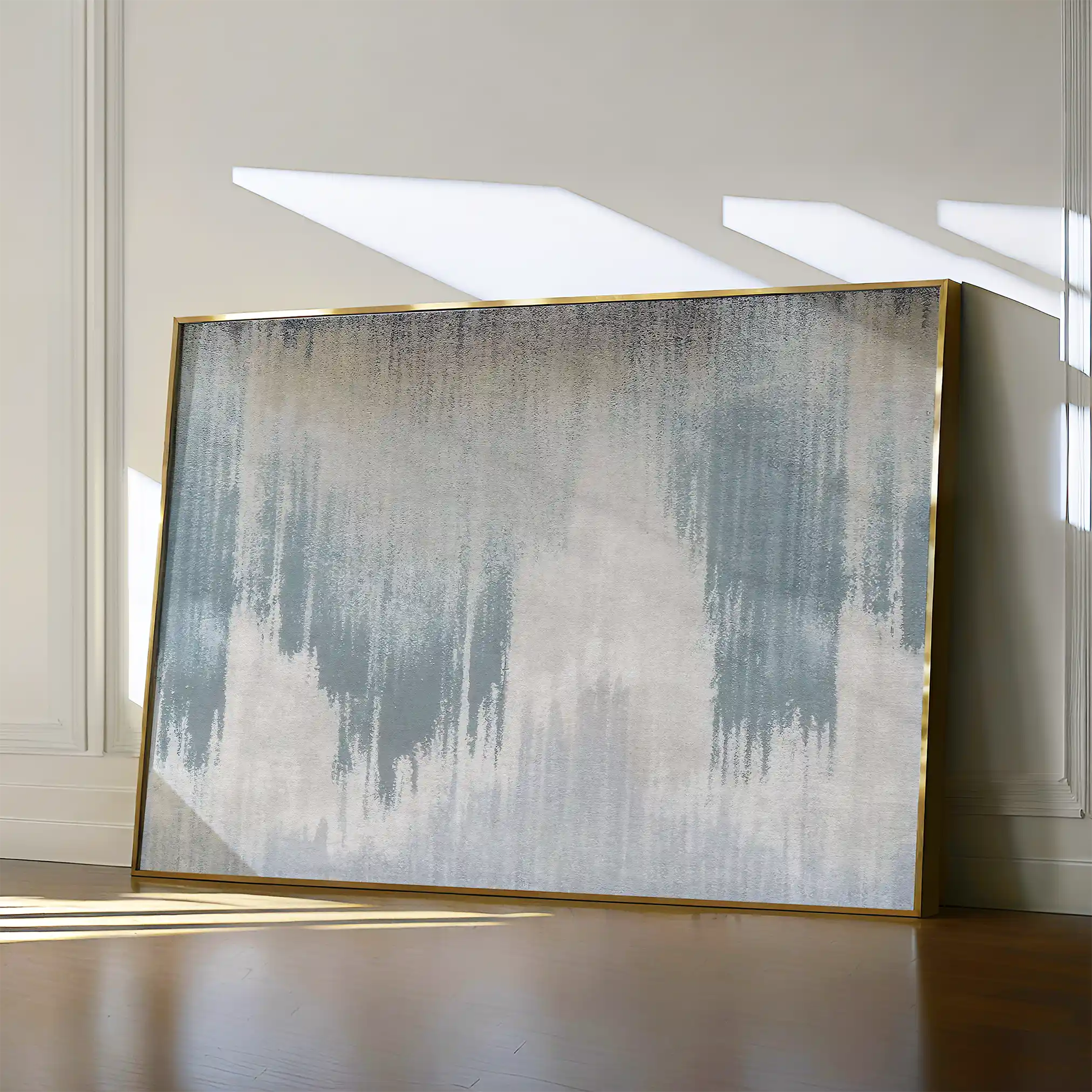 Abstract 115 Canvas Art 60 x 40 cm / Black